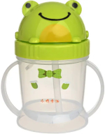 Фотография товара Поильник с ручками Лягушка Pituso, 240 мл
