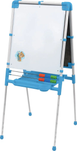 Фотография товара Доска знаний-мольберт "Наши детки" двусторонний Nika Kids голубой
