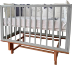 Фотография товара Кровать Няня Инди цвет серый/бук