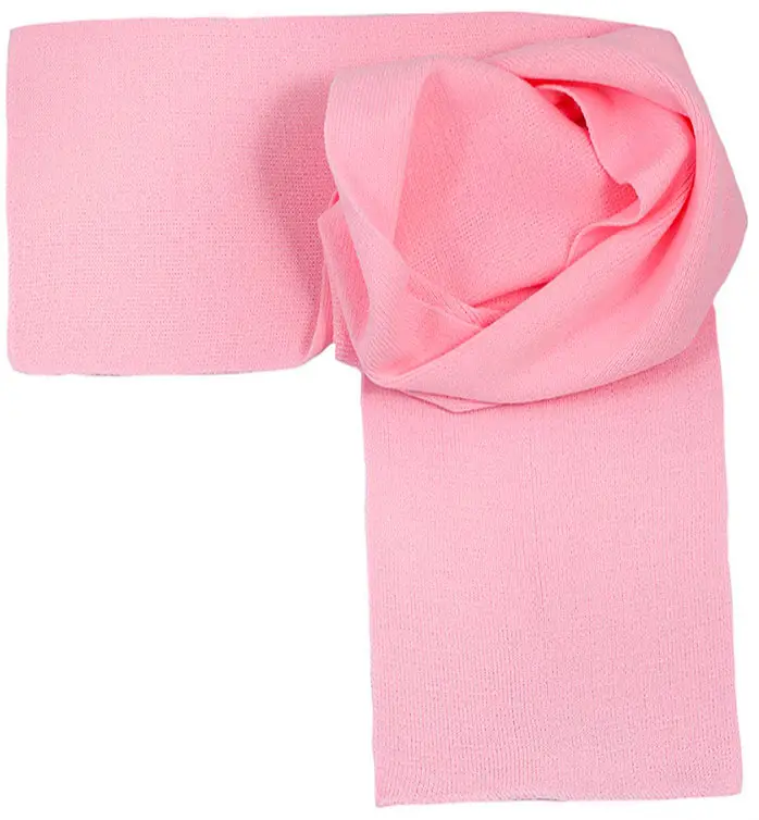 Шарф детский Чудо-Кроха розовый 110х13 см