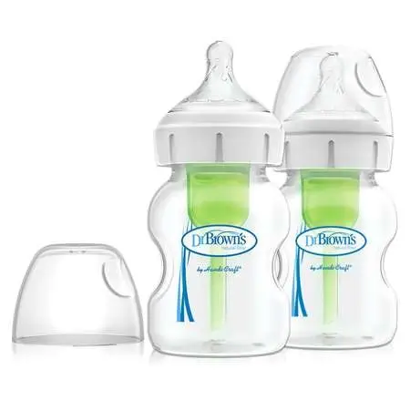 Бутылочка с широким горлышком Dr. Brown's Option 150 мл 2шт полипропилен