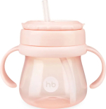 Фотография товара Поильник Happy Baby с трубочкой и ручками, 250мл, pink