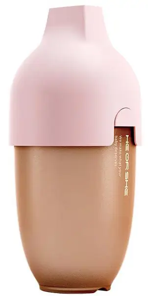 Детская бутылочка Heorshe розовый 240 мл