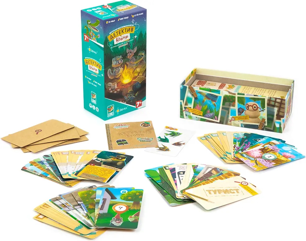 Игра настольная Эврикус Детектив Кейти Приключения на каникулах