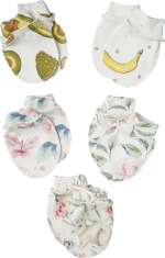 Фотография товара Антицарапки Little Sta, р. 62, 5 пар, интерлок, крем, №4, для девочек