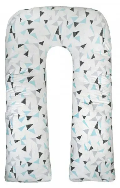 Наволочка к подушке для беременных AmaroBaby Exclusive Soft Collection  Треугольники 340х35 см