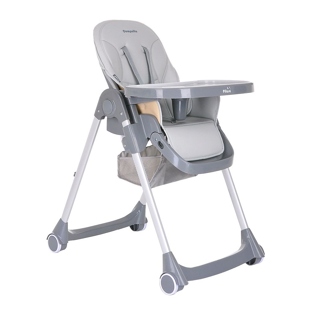 Стул для кормления Pituso Compatto Light grey