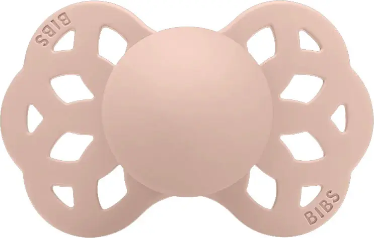 Пустышка силиконовая Bibs Infinity Anatomical, Blush