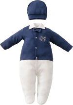 Фотография товара Комплект 2 предмета Стэнфорд, слип, шапочка, размер 20, рост 62-68 см¶