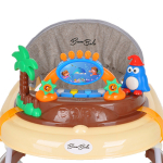BamBola Ходунки Оазис коровка круглые, игровая панель, музыка, кофе
