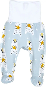 Ползунки Baby Boom Мишки, серо-голубой 56