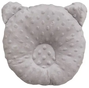 Подушка анатомическая Amarobaby Bubble серый