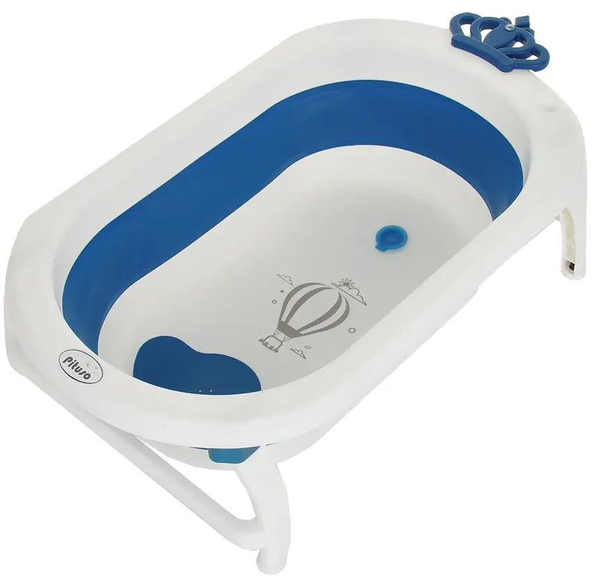 Детская ванна складная Pituso синяя 87 см