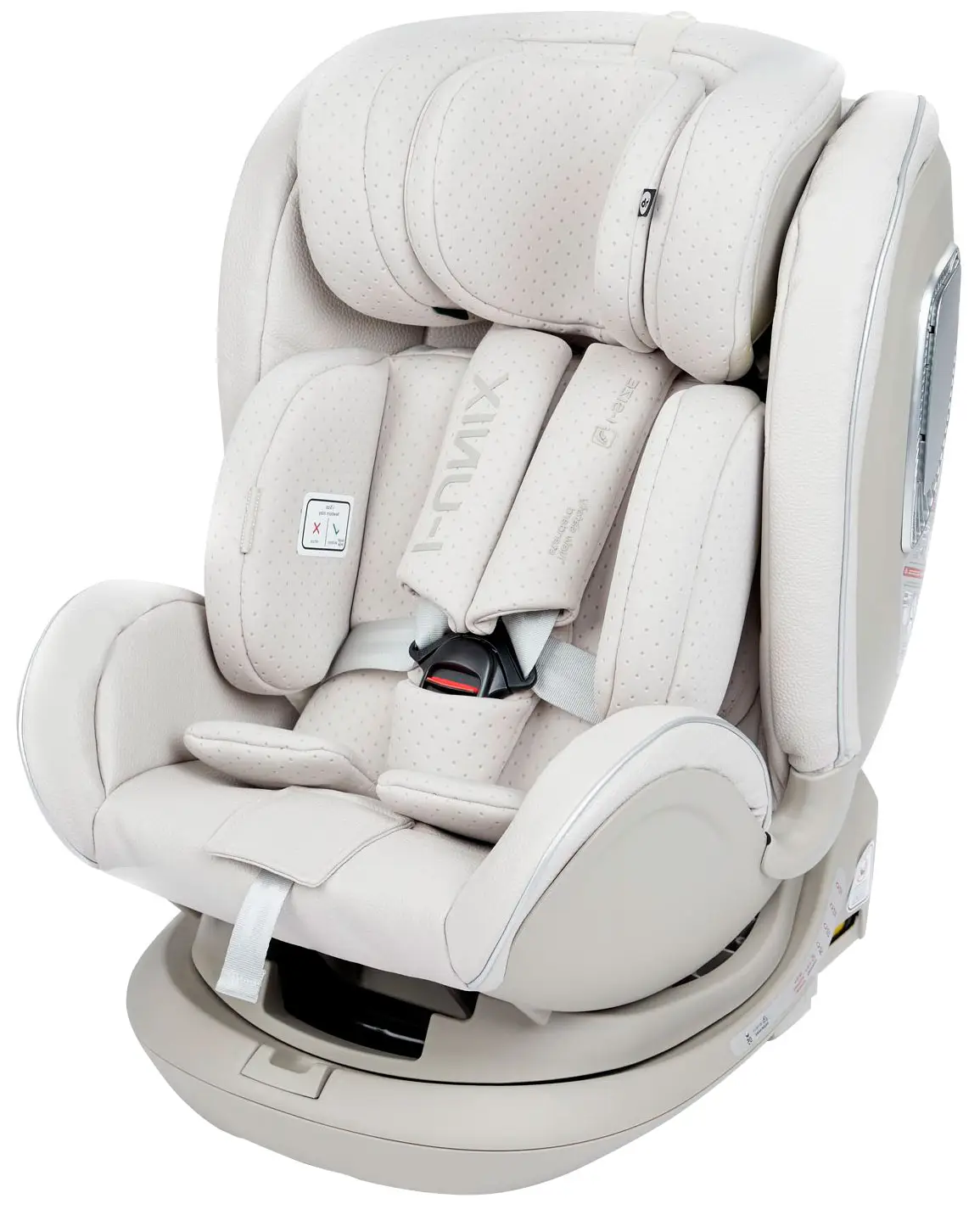 Автокресло группа 0/1/2/3 (0-36 кг) Happy Baby I-Unix warm grey