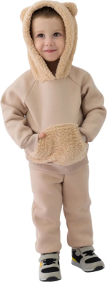 Фотография товара Комплект детский Baby boom джемпер и брюки бежевый 92