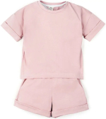 Фотография товара Костюм детский Amarobaby Jump футболка, шорты, пудровый, размер 98-104