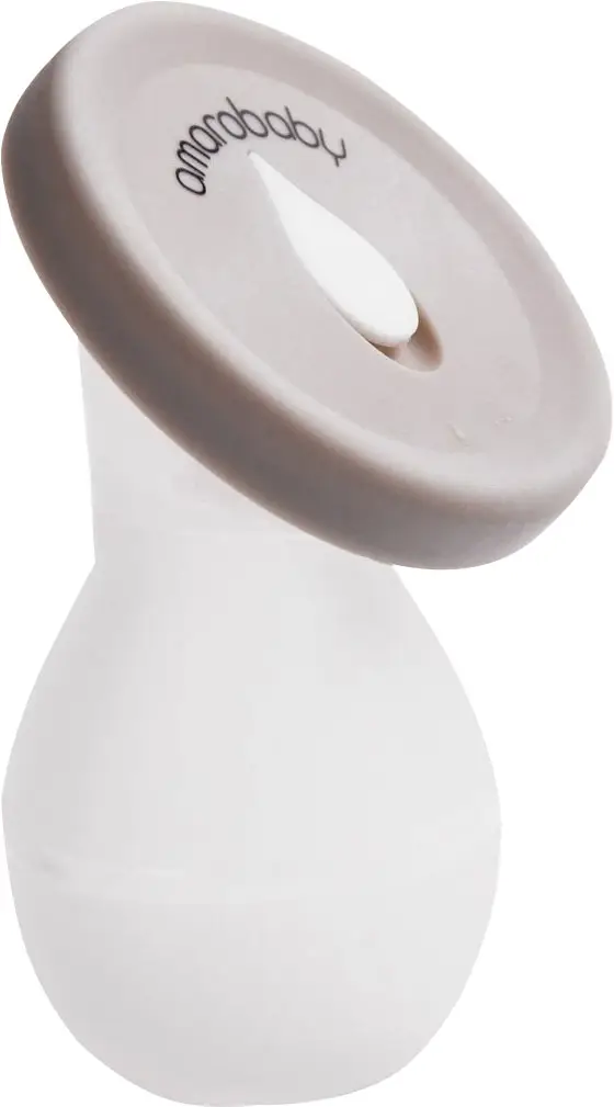 Силиконовый молокоотсос с крышкой Amarobaby, арт. AB-FLSP-WL/GR