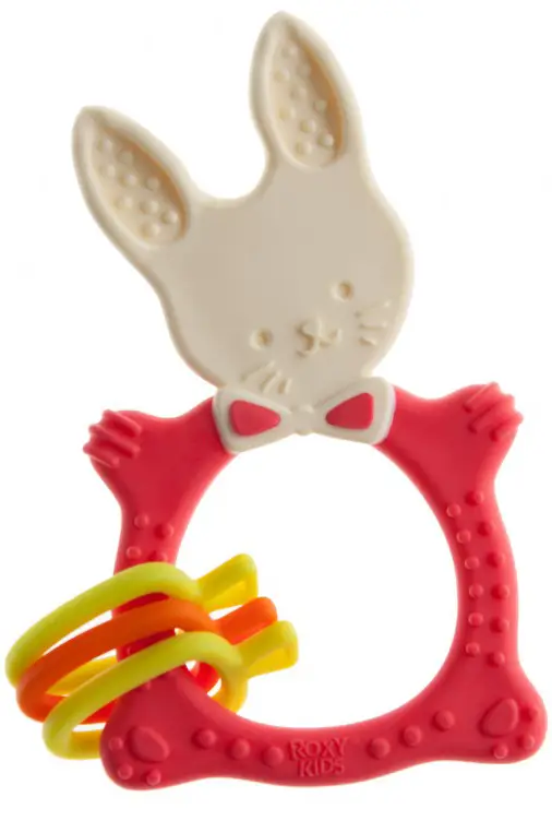 Универсальный прорезыватель Roxy Kids Bunny Teether коралловый