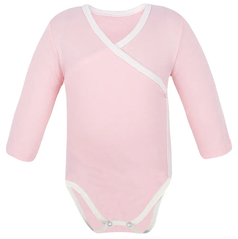 Боди Фабрика Бамбук Кимоно розовый, молочный 74