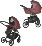 Фотография товара Коляска Pituso 2 в 1 Nino короб прогулка Кожа Purple/Metalic Purple