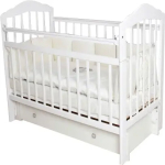 Фотография товара Кроватка Incanto Pali м/универсальный с ящиком, а/стенка, цвет белый