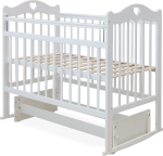 Фотография товара Кроватка Incanto Sofi маятник универсальный, а/стенка, белая