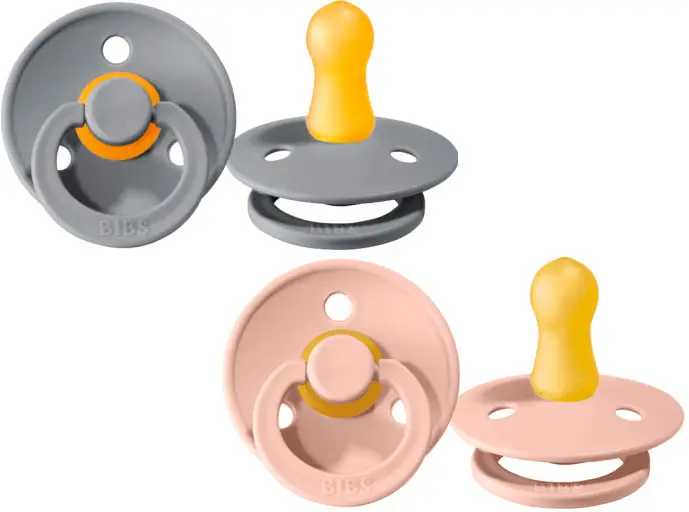 Набор пустышек Bibs Colour Cloud, Blush 0-6 месяцев