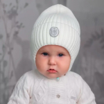 Фотография товара Шапка Наследник Выжанова зимняя с утеплителем на завязках, р. 44-46, цвет лаванда