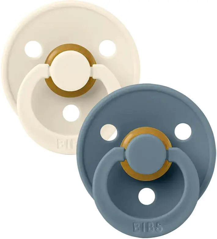 Пустышка Bibs Colour Ivory/Petrol 0-6 месяцев