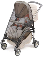 Москитная сетка BamBola Прогулка с клевантами чёрный Москитная сетка BamBola Прогулка с клевантами чёрный