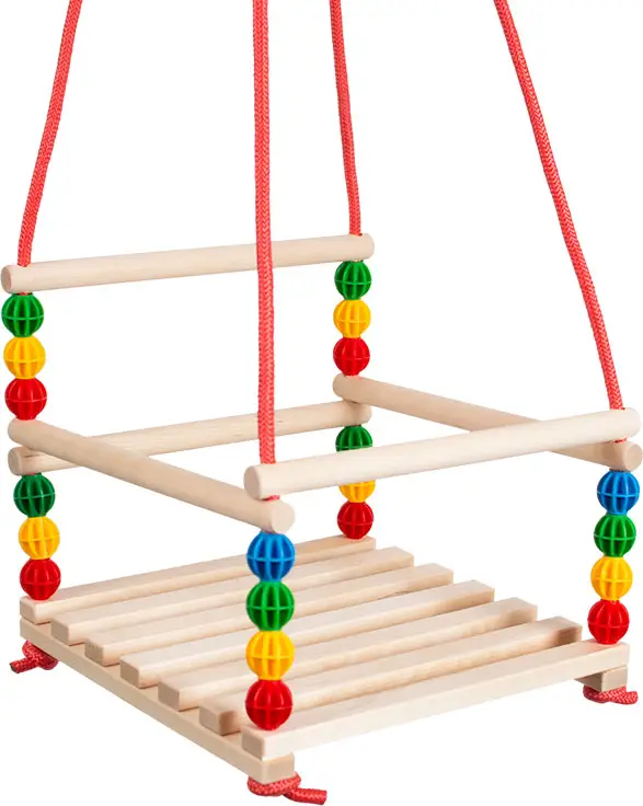 Качели подвесные деревянные ПК Лидер 30705