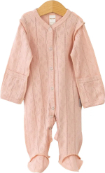 Фотография товара Комбинезон ажурная рибана, персик, р. 56, К294/9-Р