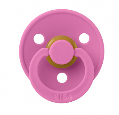 Фотография товара Пустышка латексная BIBS Colour - Bubblegum, 0+ мес.