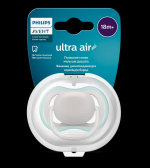 Пустышка силиконовая Philips Avent Ultra Air SCF354/01 бежевая 18м+ Пустышка силиконовая Philips Avent Ultra Air SCF354/01 бежевая 18м+