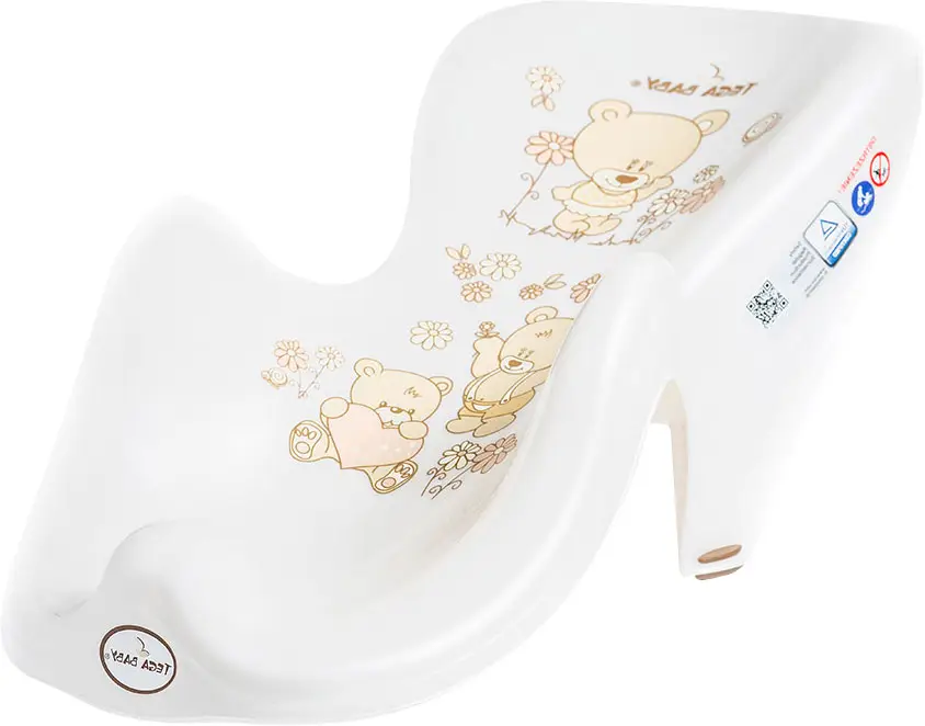 Горка для купания Tega Baby Teddy Мишки Белый жемчуг