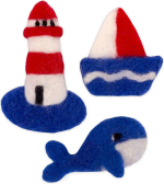 Фотография товара Набор для валяния Woolla Морские броши