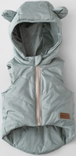 Фотография товара Безрукавка детская утеплённая Орсетто, полынь, размер 22, рост 68-74 см