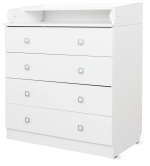 Комод Polini kids Simple 1580 белый