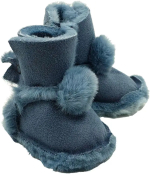 Фотография товара Пинетки Bunnyphant, меховые, синие