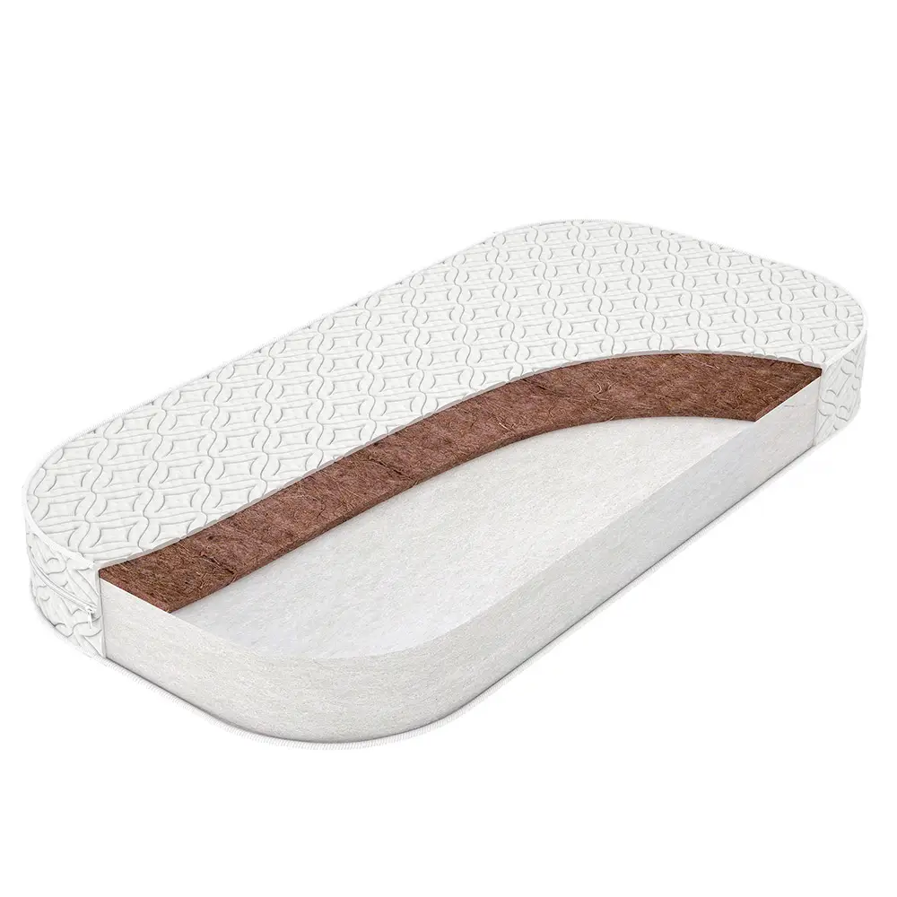 Матрас в кроватку Холкон-Кокос Стандарт 120х60х12 см МОНИС СТИЛЬ