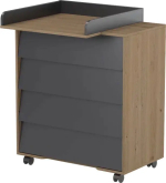 Фотография товара Комод Incanto Cambridge 800/4 цвет дуб/графит