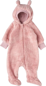 Фотография товара Комбинезон с капюшоном Мишка Little Star, р. 56, велсофт, цвет пудра