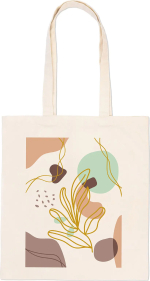 Фотография товара Раскраска на сумке Флористическая абстракция Фрея, 40х35 см