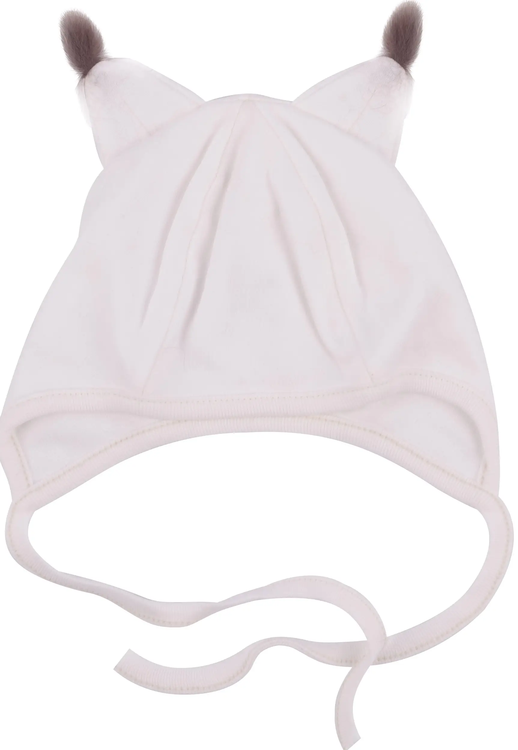Чепчик с ушками Little Star крем 36