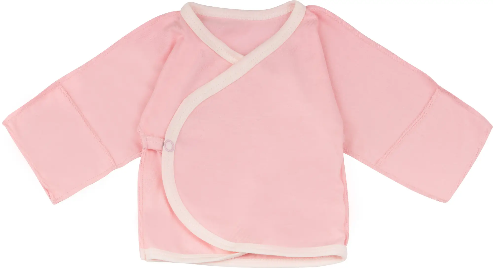 Распашонка Фабрика Бамбук Кимоно пенье розовый, молочный 62