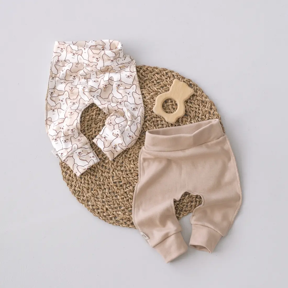 Штанишки KiDi Корги Веня, 2 штуки 22, 68-74 см