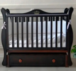 Кроватка Loona Canna с универсальным маятником, венге