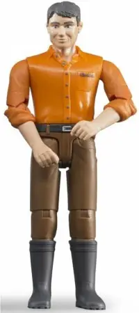 Игровой набор Bruder Мужчина в коричневых джинсах 60-007