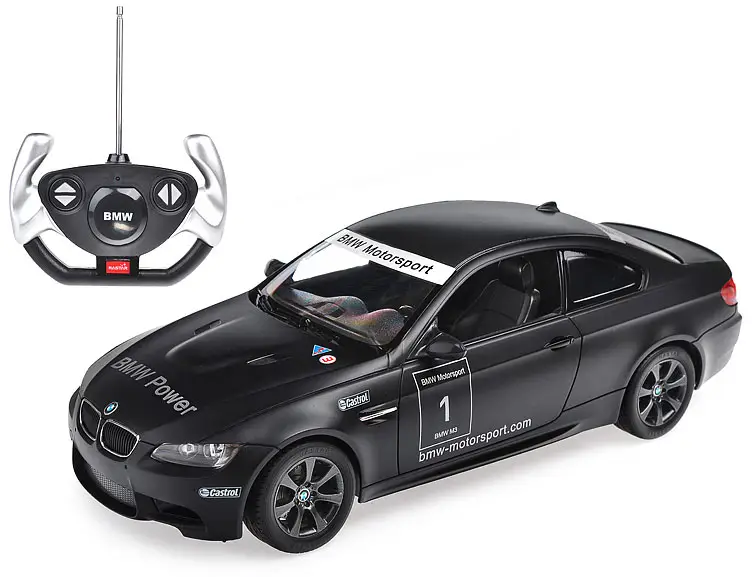 Легковой автомобиль Rastar BMW M3 спортивная версия (48000) 1:14 32,5 см чёрный