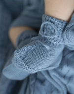 Фотография товара Носки вязаные (цв. натуральный, р. 0-6 мес)